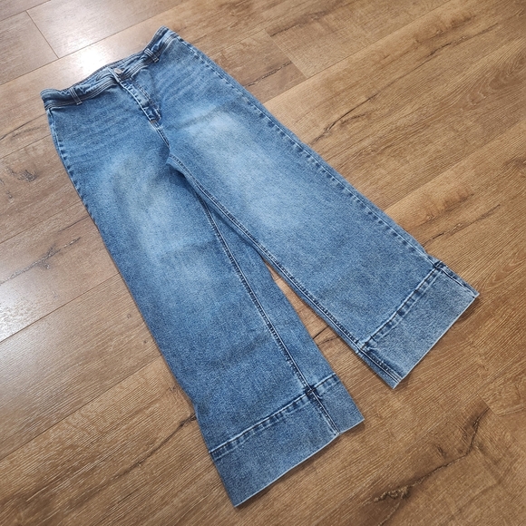 Oat New York Women's Wide Leg Jeans 10/30 Normcore Minimal Casual Preppy - Picture 2 of 7